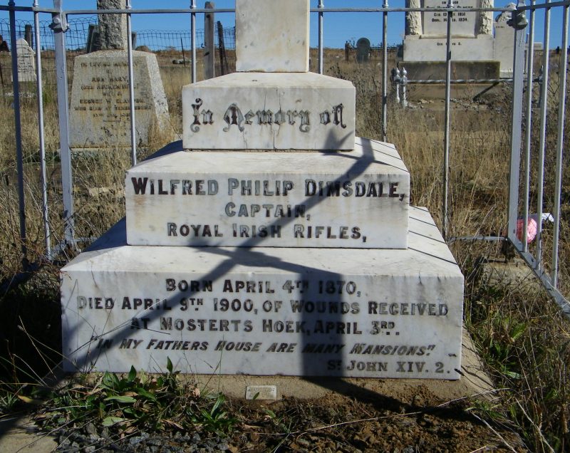 Reddersburg Dimsdale grave
